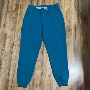 Figs Caribbean Blue Scrub Pants